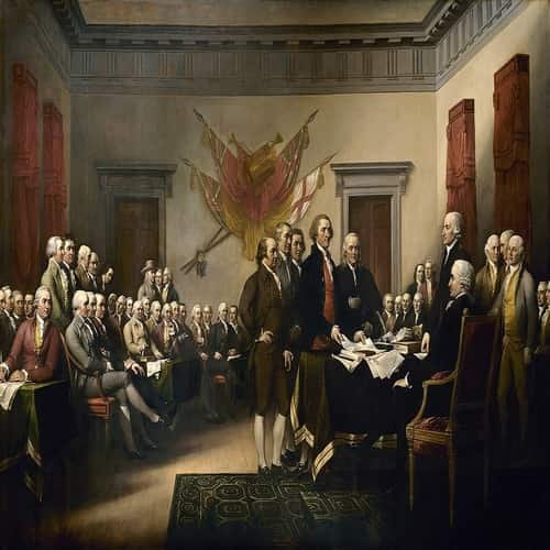 Deklarasi Kemerdekaan Amerika Serikat - Isi Pernyataan Kemerdekaan  Bahasa Indonesia dan Inggris (Declaration of Independence)