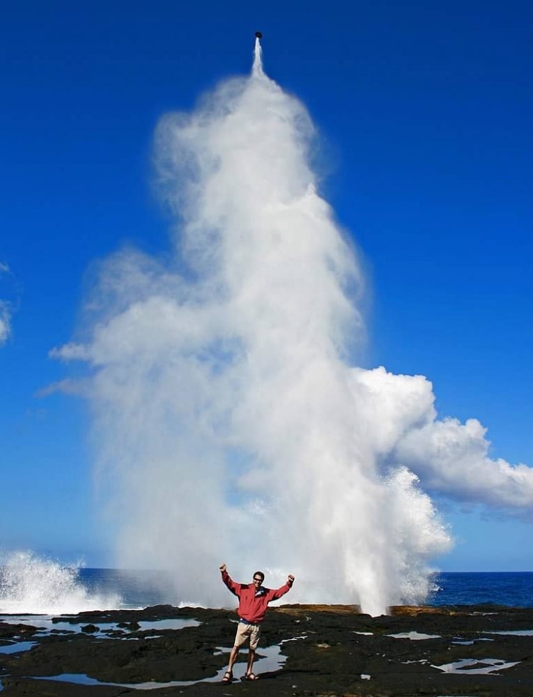 Alofaaga lubang sembur blowholes samoa