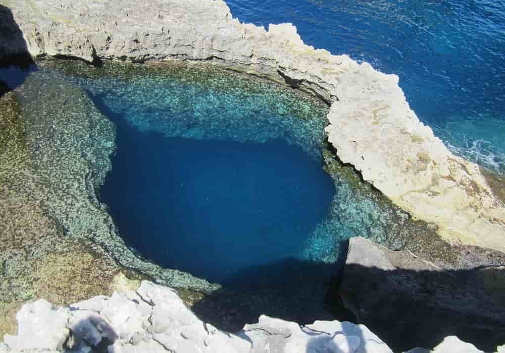 Blue hole of gozo dwejra