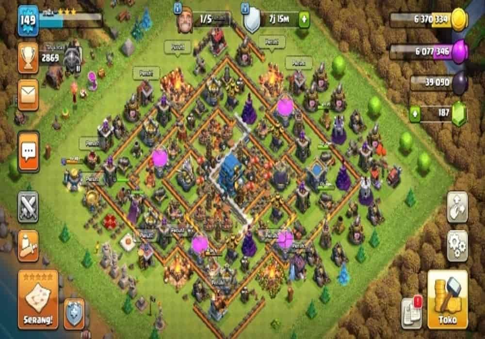 Gems clash of clans game