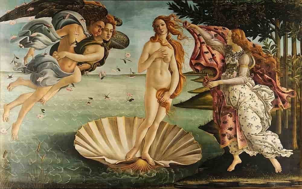 Lukisan terkenal botticelli birth of venus kelahiran venus