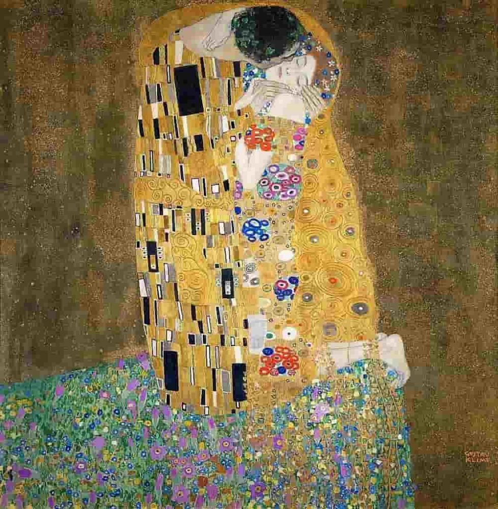 The kiss Gustav Klimt