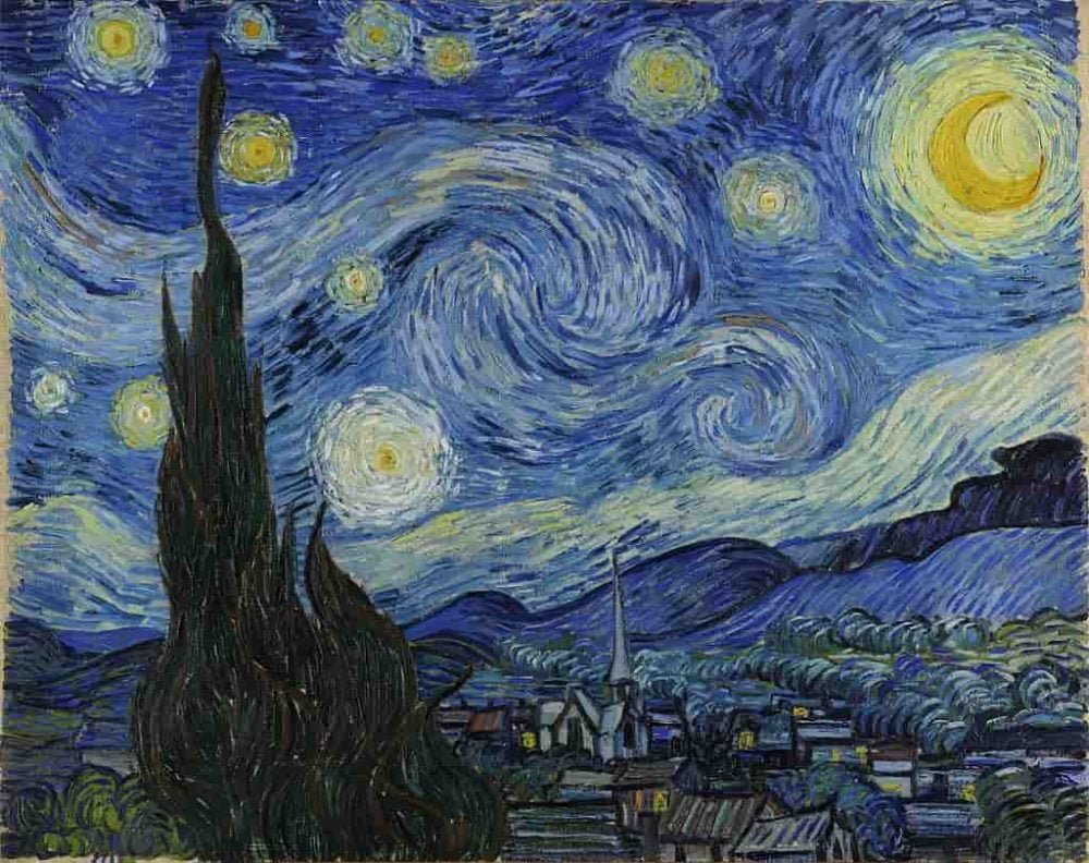 The starry night van gogh