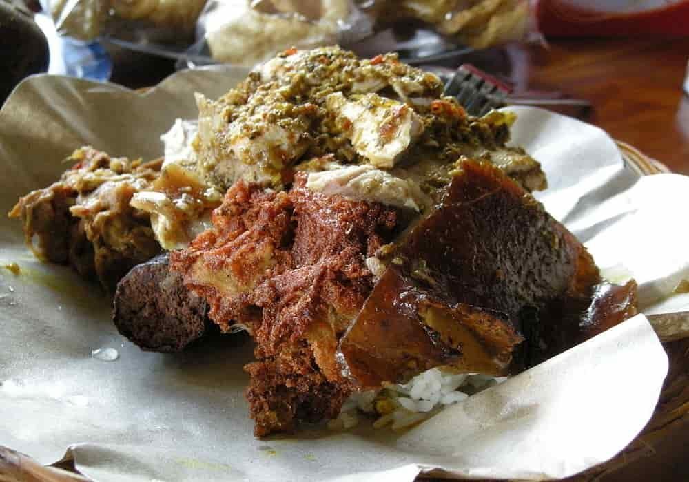 Makanan indonesia Babi guling bali