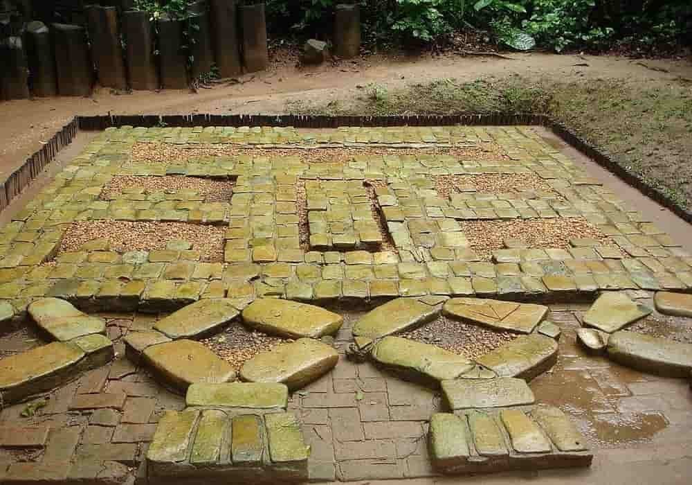 Runtuhnya Peradaban Olmek - Foto salah satu mosaik dari situs La Venta Olmec.