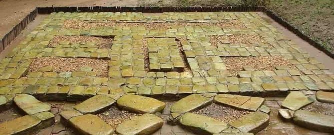 Runtuhnya Peradaban Olmek - Foto salah satu mosaik dari situs La Venta Olmec.