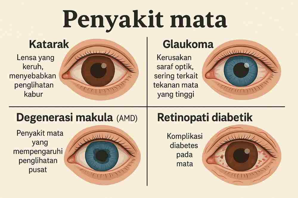 Daftar Penyakit Mata dan Masalah Mata Pada Umumnya