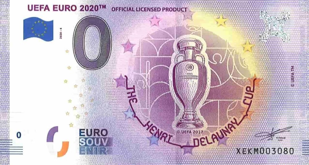 Uang kertas 0 euro uefa