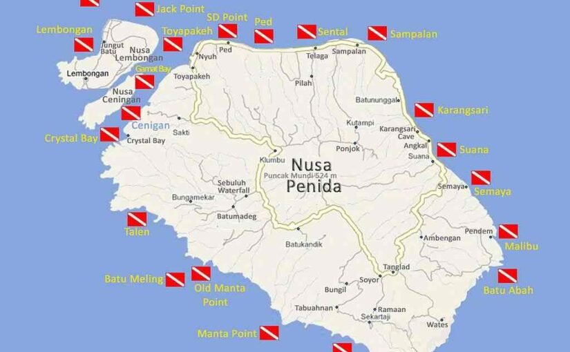 Tempat diving terbaik di nusa penida