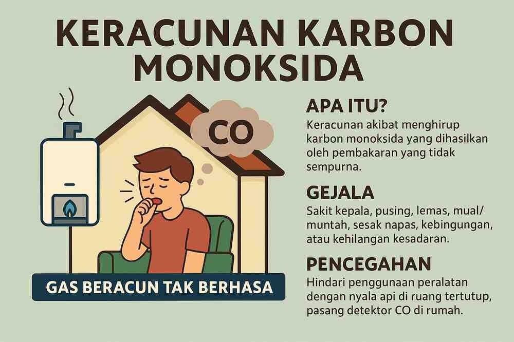 Keracunan Karbon Monoksida | Apa Yang Harus Dilakukan? dan Jenis Tindakan Pencegahan