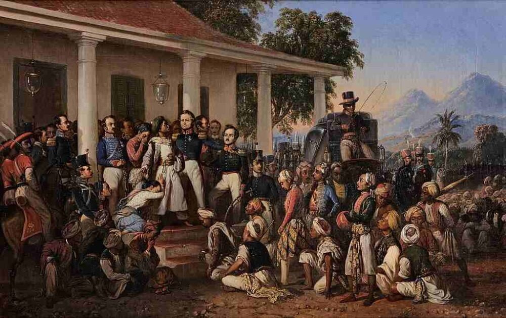 Lukisan penangkapan pangeran diponegoro