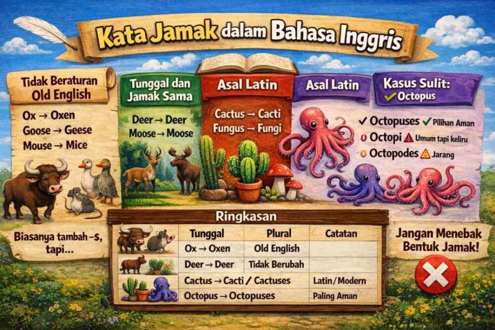 Kata jamak dalam bahasa inggris