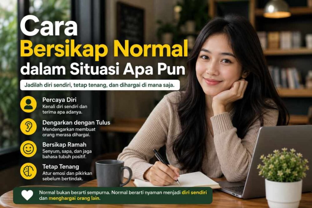 Cara bersikap normal